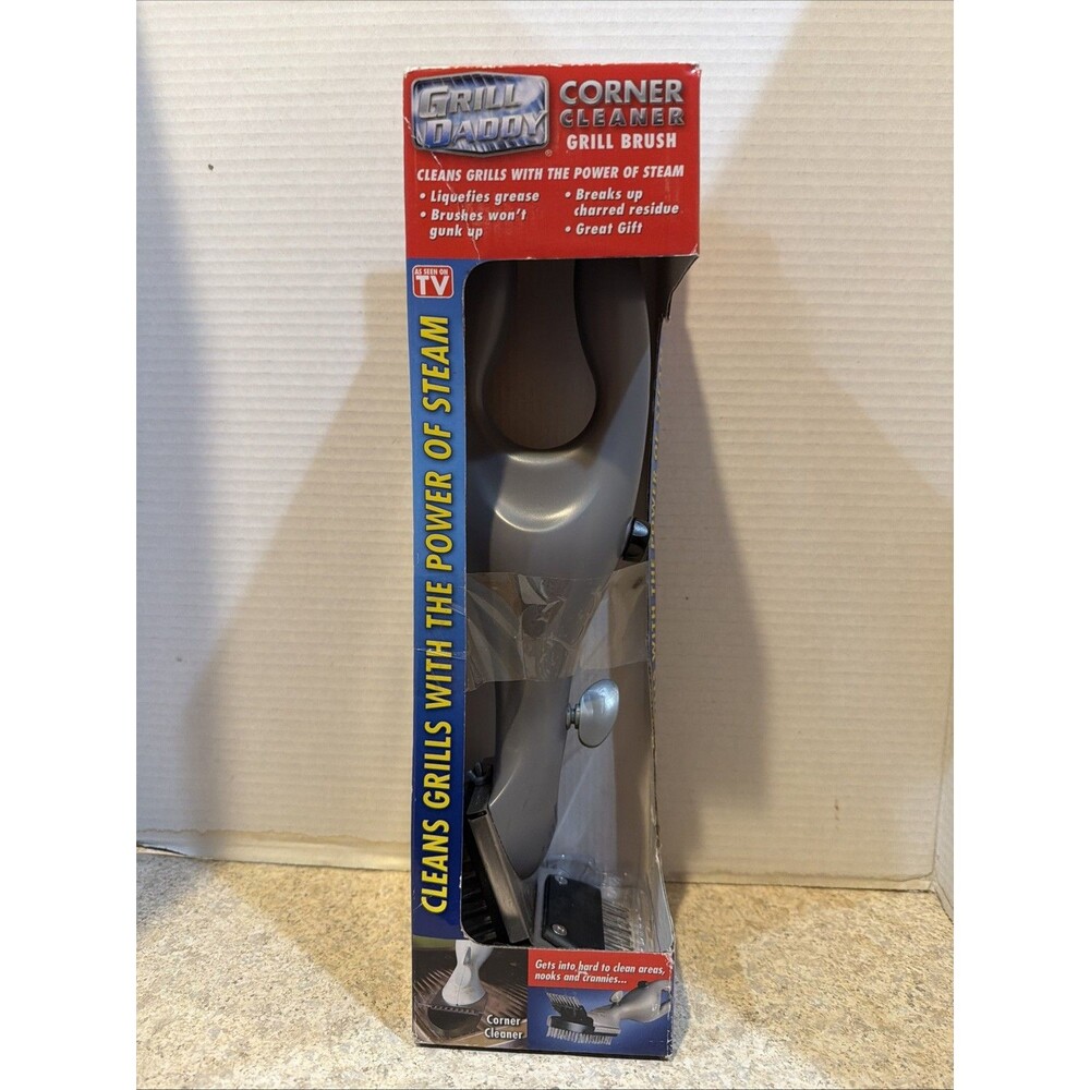 Grill Daddy Steam Grill Cleaning Brush, Dishwasher Safe, Removable Attachments